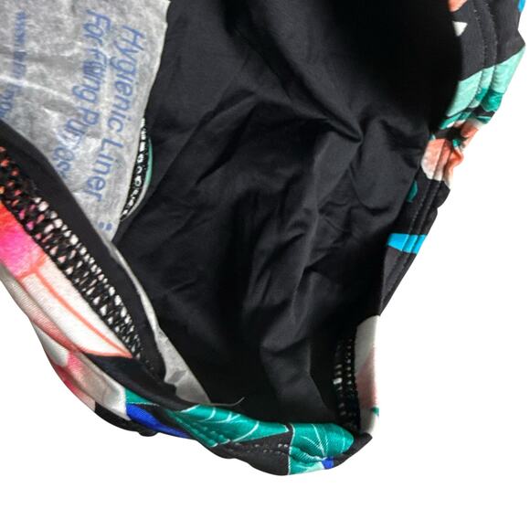 La Blanca Nightfall Floral Print One Shoulder One Piece Swimsuit Size 8 - Picture 9 of 11